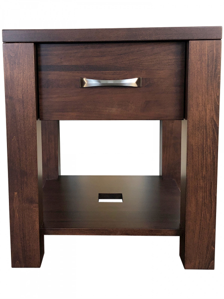 Boxwood Nightstand - solid wood, locally built in house design