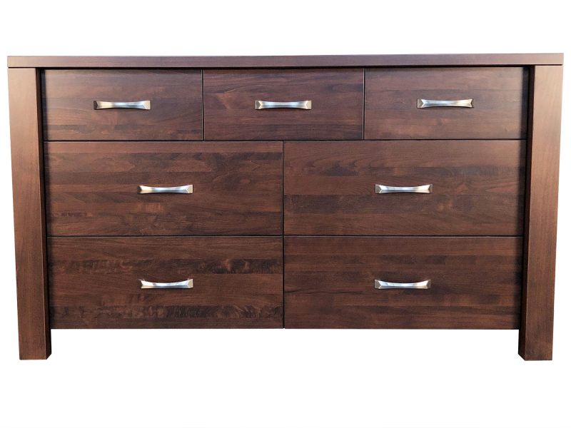 Boxwood 7 Drawer Dresser -  solid wood, locally built, custom in-house design