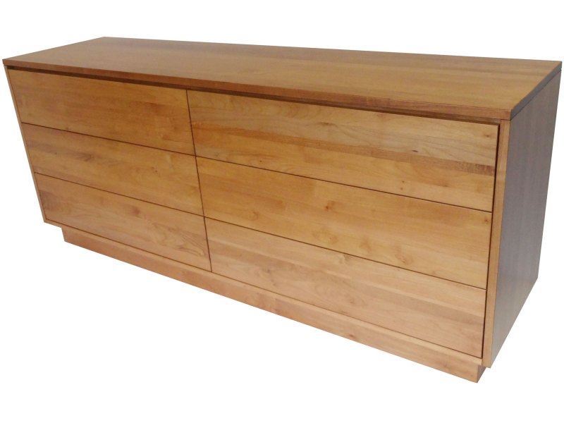 LA dresser with wood base -  solid wood locally made furniture