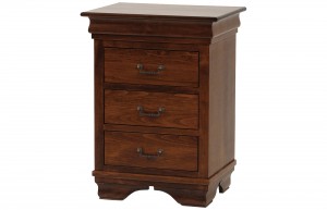 Morgan nightstand by Woodworks - solid wood, locally built, Canadian made