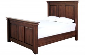 Morgan Panel Bed - solid wood, locally built