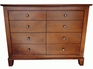 5th Ave. 8 drawer dresser- -solid wood, locally built, custom made to order furniture, Canadian made