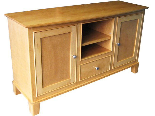 Custom Fifth Ave. Entertainment Stand - solid wood furniture