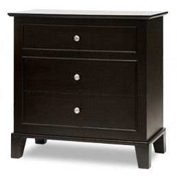 Fifth Avenue bedside chest, solid wood, custom built to order furniture, locally built, Canadian made,
