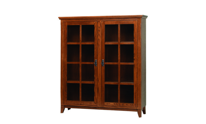 Mission Library Bookcase by Woodworks wide
