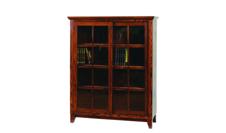 Mission Library Bookcase by Woodworks wide2