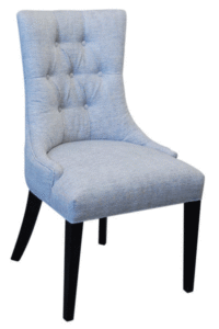 Accent dining chair - solid wood, Canadian made, upholstered custom built furniture