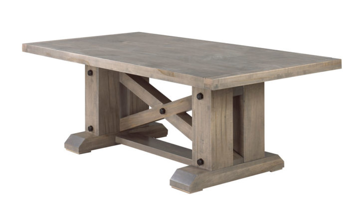 Acton Central table - solid wood, Canadian built , custom furniture