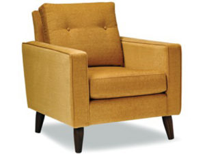 Ajay Chair by Stylus- solid wood frame, fully upholstered, locally built, made to order furniture, Canadian made
