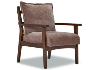 Alfie Chair by Stylus - solid wood frame, fully upholstered, locally built, made to order furniture, Canadian made