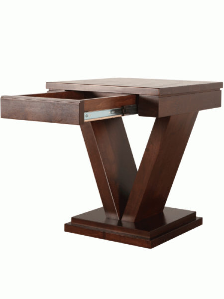 Ambassador End Table - solid wood, custom made to order furniture, Canadian made