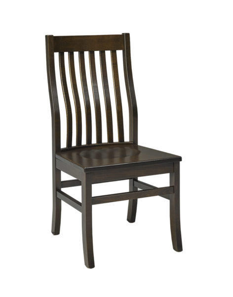Atlanta Chair, solid wood, Canadian made, custom, built furniture.