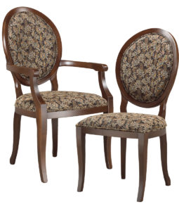 Augusta chair - solid wood, Canadian made, upholstered custom built furniture