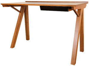 Muse Barcelona Desk - custom solid wood, locally built