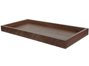 Bonnie Tray - solid Walnut tray, made in BC with a clear finish to highlight natural colour and grain