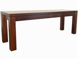 Boxwood Bench - a solid wood bench to match our Boxwood table. Built to order in any size.