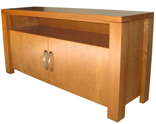 Boxwood solid wood entertainment unit -solid wood furniture custom built to order locally built, Canadian made