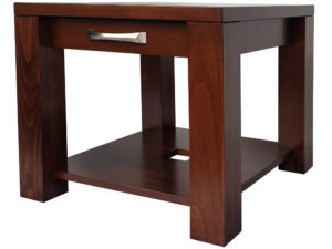 Boxwood End Table, in-house design, solid wood, custom sizing