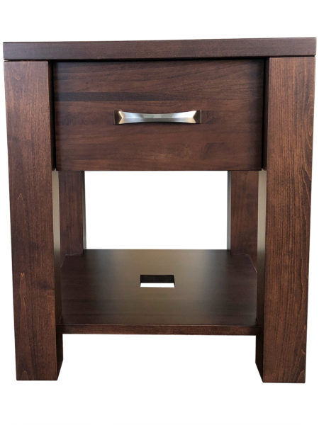 Boxwood Nightstand - solid wood, locally built in house design