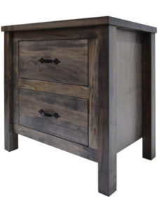 Brittania nightstand by Purba - solid wood, locally built, Canadian made,custom built to order furniture