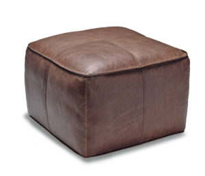 Brock Ottoman in leather