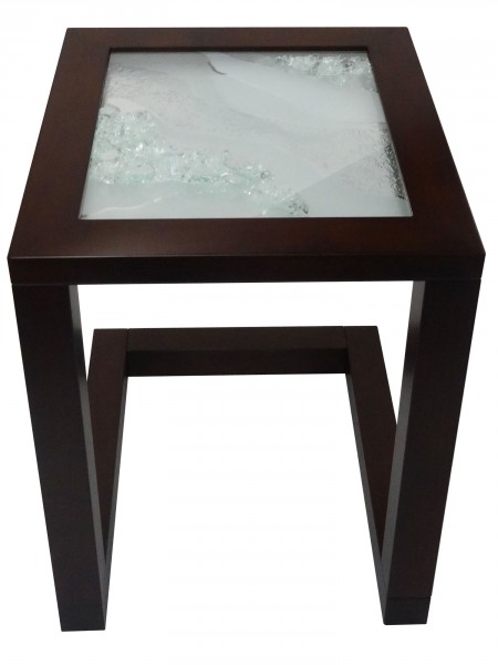chelsea end table - - solid wood, locally built, in-house design, custom made to order furniture, Canadian made