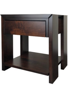 Chesterman end table - solid wood, Canadian made, built to order