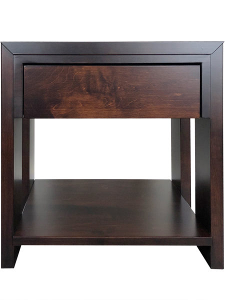 Chesterman end table - solid wood, Canadian made, built to order