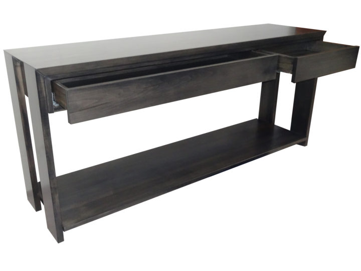 Chesterman sofa table - in-house design solid wood, made to order, Canadian made