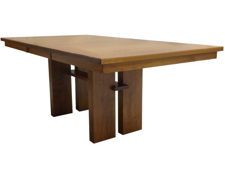 Chesterman Dining Table - solid wood, Canadian made, in-house design