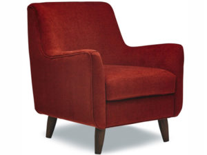 Cleo Armchair by Stylus - solid wood frame, fully upholstered, locally built, made to order furniture, Canadian made
