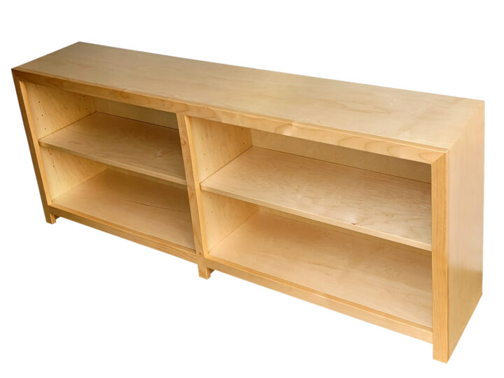 Coleman Low and Wide Bookcase - angle top view