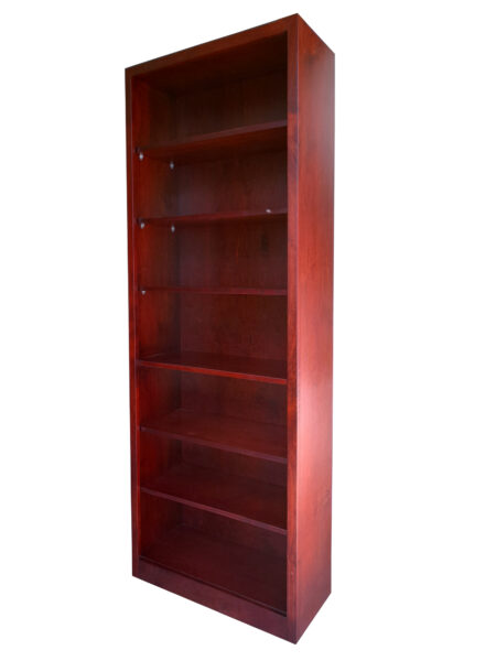 Coleman tall bookcase red stain