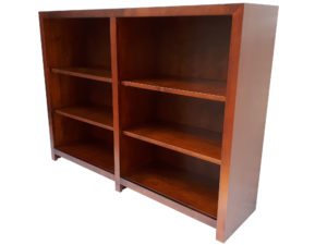 Coleman bookcase - a solid wood, locally built, custom in-house design