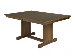 Congress Dining table is made of solid wood, custom furniture, Canadian Built.