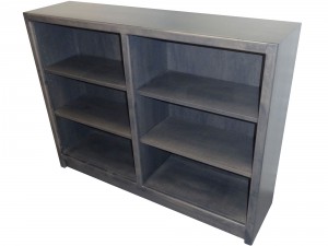 Contemporary Bookcase - solid wood locally built, custom in-house design, Canadian made