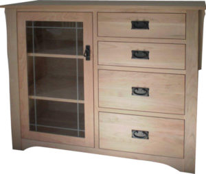 Costa server - solid wood, Canadian made, custom made to order furniture