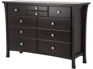 Crofton 10 Drawer Dresser by Purba - solid wood, locally built, Canadian made,custom built to order furniture