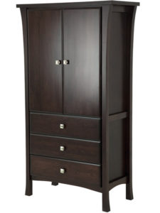 Crofton Armoire by Purba - solid wood, locally built, Canadian made,custom built to order furniture