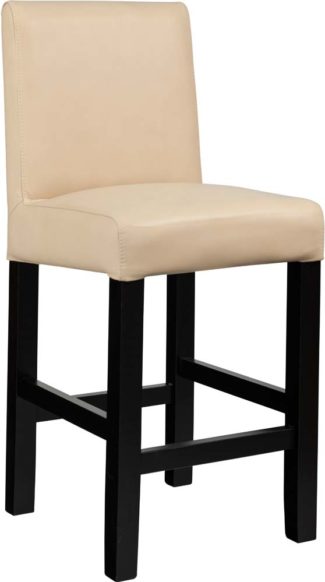 Dawn Counter Chair, built to order, upholstered, solid wood, made in Canada.