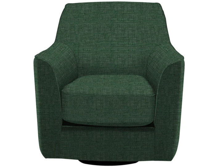 Diesel swivel armchair by Van Gogh - solid wood frame, fully upholstered, locally built, made to order furniture, Canadian made