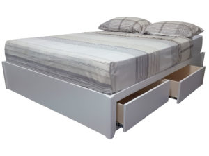 Dunbar Storage Bed - locally built in BC available with stain or painted finishes