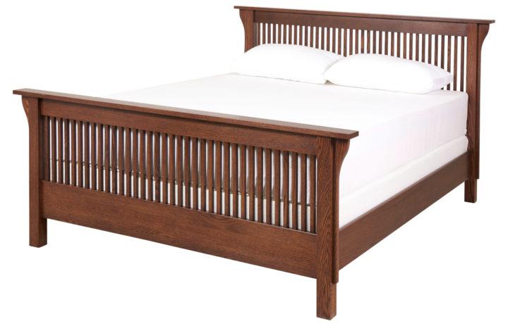 Heirloom Mission bed by Woodworks - solid wood, locally built, Canadian made