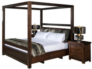 Hartley Bay Bed - solid wood, locally built, Canadian made