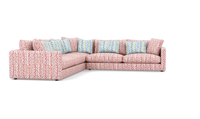 Haze sectional sofa in Tempest, by Stylus of Burnaby, BC