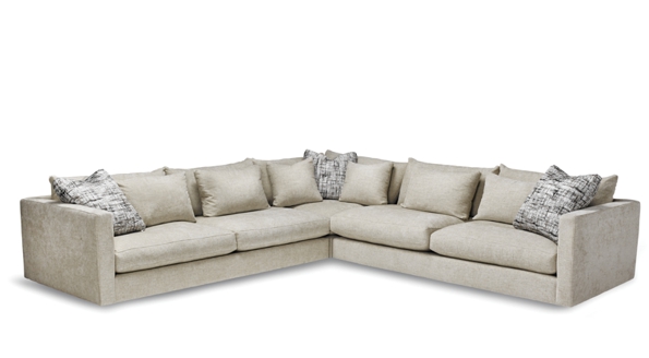 Haze sectional by Stylus - solid wood frame, fully upholstered, locally built, made to order furniture, Canadian made