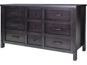 Hudson 9 Drawer Dresser by Purba - solid wood, locally built, Canadian made,custom built to order furniture