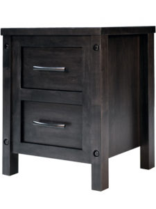 Hudson Nightstand by Purba - solid wood, locally built, Canadian made,custom built to order furniture