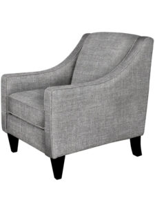 Jenna armchair by Van gogh - solid wood frame, fully upholstered, locally built, made to order furniture, Canadian made