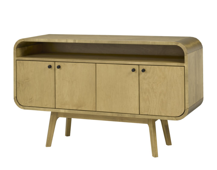 Karsjo Sideboard, custom furniture, solid wood, exclusive design, made in Canada.